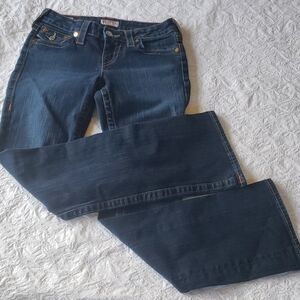 True Religion  dark Wash Women Jeans Boot Cut Size 26P